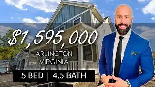 Bohemian Influenced Luxury House in Arlington | Tour New Construction Northern Virginia Homes