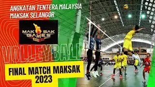 Perlawanan Akhir Bola Tampar Lelaki  MAKSAK Games 2023
