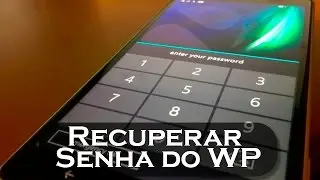 Como Recuperar a Senha PIN de seu Windows Phone! (SUPER FÁCIL!!)