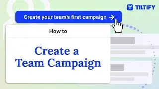 Create a Team Campaign | Tiltify
