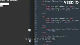 JavaScript-AddNumbers