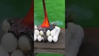 isso acontece se jogar Lava quente nos ovos 