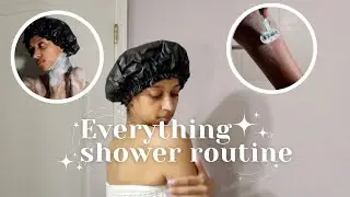 EVERYTHING shower routine ✴︎ | Shave, exfoliate, feet care, moisturize etc. |