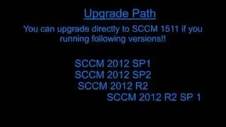 SCCM Inplace Upgrade 2012 R2 to 1511 | HowTo Turtorial