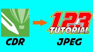 Cara mengubah file corel draw (.cdr)ke file gambar (.jpeg/png)