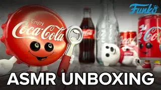 ASMR Coca Cola | Unboxing Funko Pop Ad Icon Coca Cola Polar Bear | Fizzy Ice Sounds, Cleaning Pop