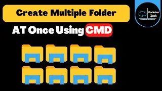 🔥Create Multiple Folders At Once using Command Prompt