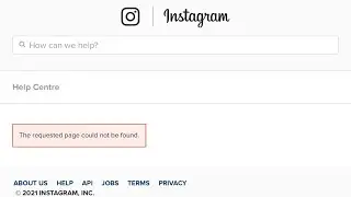 Delete Instagram Account | Error
