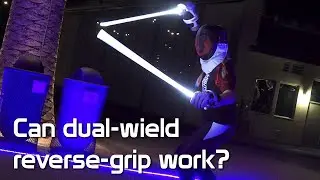 The sickest dual wield reverse grip block of all time