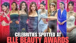 Celebrities Spotted at ELLE BEAUTY AWARDS | #elle #nehasharma#krithi#nimritkaurahluwalia @nishhair