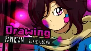 SpeedPaint - PaperJam (Super Crown FanArt)_ by-Skylle Nick