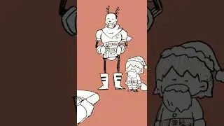 [Undertale приколы - комиксы 2022] - ФРИСК САНТА =0