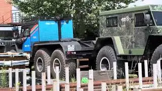 Интересная техника на выгрузке 💪
