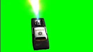 car shooting fire green screen 4