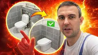 How to hide pipes in the bathroom
