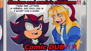 Blueblur🎄⚡️: shadow and maria’s Christmas (comic dub)‼️🎄