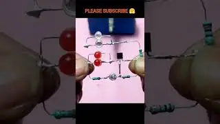 Simple Police LED Flasher Circuit Using One Transistor