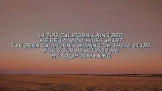 RIHANNA - California King bed (lyrics)