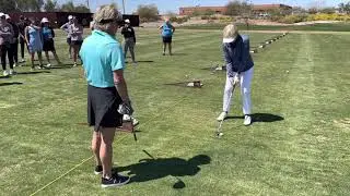 Posture Tip at Set-Up for Better Ball Striking in Your Golf Swing - Tina Tombs
