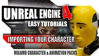 Import Mixamo Fuse Character and Apply Animation Packs - Unreal Engine 4