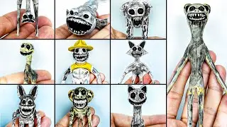 Making Zoonomaly - All Monsters Characters Sculptures Timelapse