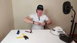 How to put on an N-type connector on SD400 cable (LMR400)