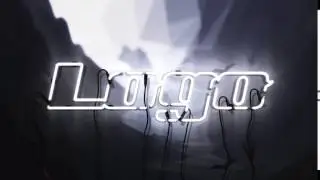 neon Logo Video Intro Animation White