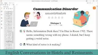 English Conversation | Communication disorder