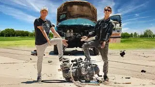 On arrache un MOTEUR de 206 en 2 SECONDES !!