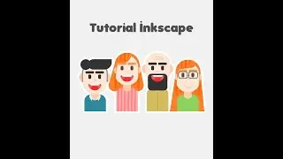 Tutorials Inkscape : How To Draw Flat Design Character with Inkscape