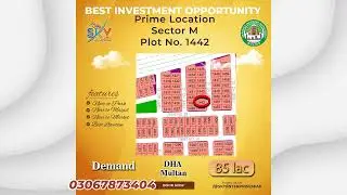 SkyEnterprisesPak dha multan sector M plot 1442 1 kanal
