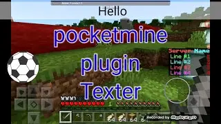 |PocketMine-MP|Plugin|Texter| покетмайн-мп плагин текстер