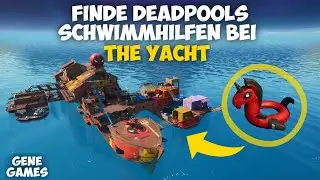 Fortnite: Finde Deadpool-Schwimmhilfen bei The Yacht