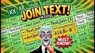 Join Strings/Text in Excel | Combine Text from Multiple Cells Easily