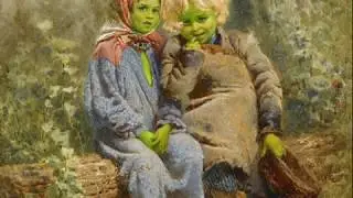 Crianças Verdes - Green children's