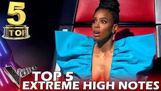 TOP 5 BEST HIGH NOTES IN THE VOICE | BEST AUDITIONS