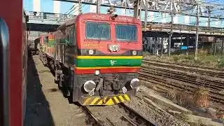 RARE CROSSING OF MAHARAJ EXPRESS WITH CR RAJDHANI EXPRESS AND OVERTAKING OF HINGOLI JAN SHATABDI.