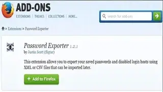 How to Import and Export Passwords For Mozilla Firefox Web Browser