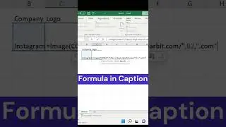 Get Logos in Excel using Image function 