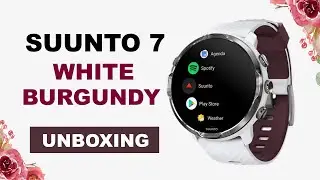 Suunto 7 White Burgundy Unboxing HD (SS050380000)