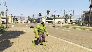 GTA V HULK VS POLICE