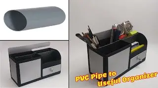 PVC Pipe to Useful Organizer | DIY organizer