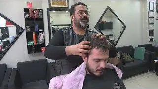 ASMR Turkish Barber Face,Head and Body Massage 193