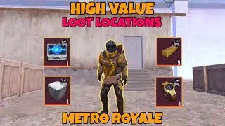 The BEST HIGH VALUE Loot Locations in METRO ROYALE! | pubg mobile / bgmi 