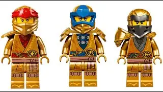 Lego Ninjago Legacy 2021 All Golden Minifigures