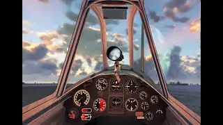 Бой на японском истребителе Ki-27 в VR шлеме, War Thunder.