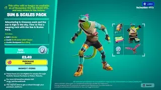 Buying the Sun & Scales Pack in Fortnite (CH5 S4 Starter Pack)