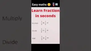 Easy Fraction 😊 