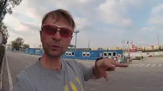 Дорога из Симферополя на паром Крым Август
