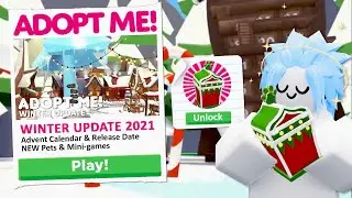 Adopt Me WINTER UPDATE Roundup 🎄 Festive Pet Box, Calendar, Minigames & more (Roblox)